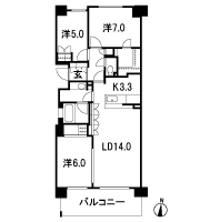 Floor: 3LDK + WIC, the occupied area: 78.22 sq m