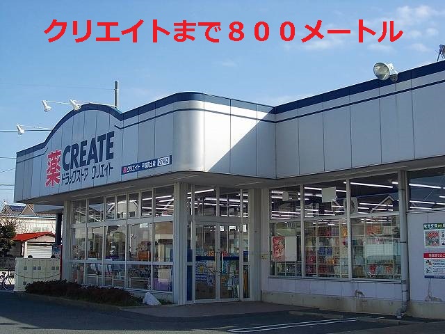 Dorakkusutoa. 800m to create (drugstore)