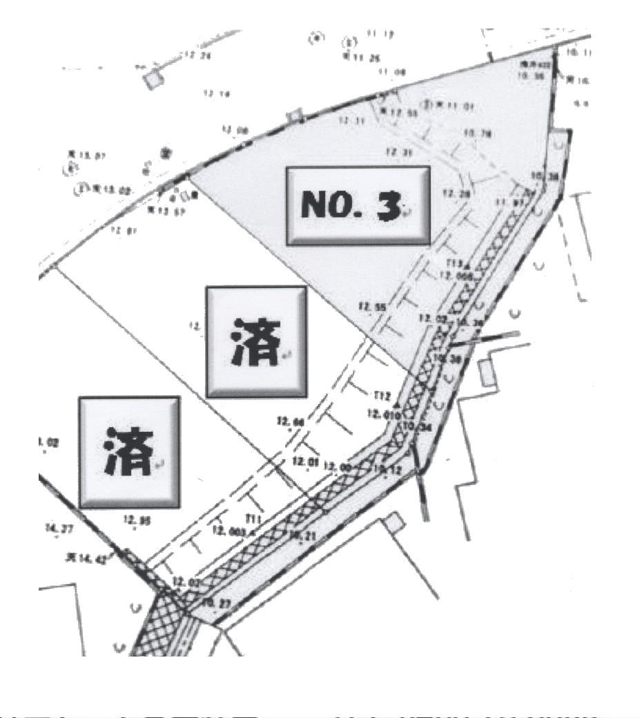 Compartment figure. Land price 9.8 million yen, Land area 133.84 sq m