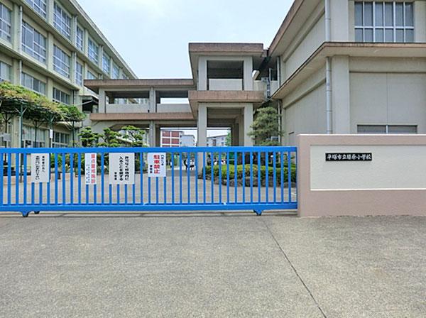Primary school. Katsuhara until elementary school 630m