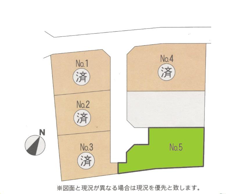 Compartment figure. Land price 11.5 million yen, Land area 210.15 sq m