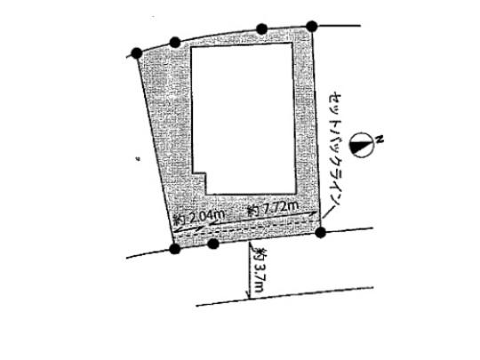 Compartment figure. Land price 13.8 million yen, Land area 165.06 sq m compartment view