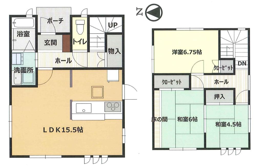 Floor plan. 9.3 million yen, 3LDK, Land area 147.96 sq m , Building area 84.46 sq m