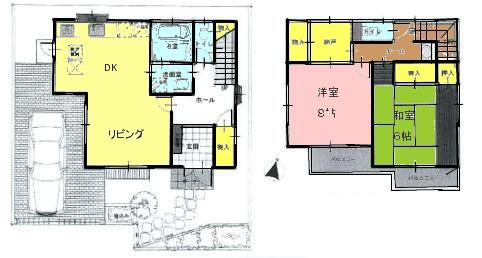 Floor plan. 23.8 million yen, 2LDK + S (storeroom), Land area 133.82 sq m , Building area 87.78 sq m