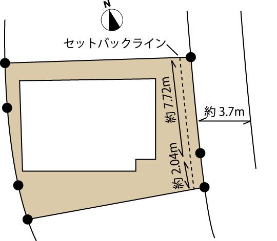 Compartment figure. Land price 13.8 million yen, Land area 165.06 sq m Hiratsuka Kataoka 14.8 million yen