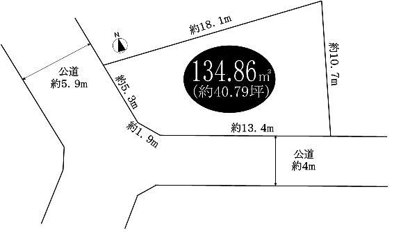 Compartment figure. 29,800,000 yen, 4LDK, Land area 134.86 sq m , Building area 109.36 sq m