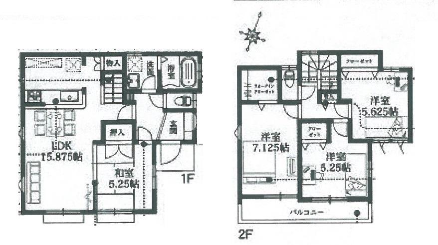 Floor plan. 37,900,000 yen, 4LDK, Land area 109.48 sq m , Building area 95.01 sq m