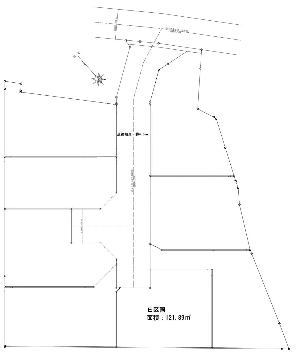 Compartment figure. Land price 13.8 million yen, Land area 121.89 sq m