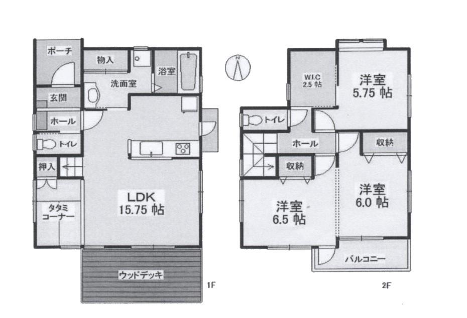 Floor plan. 27 million yen, 3LDK + S (storeroom), Land area 113.84 sq m , Building area 91.03 sq m