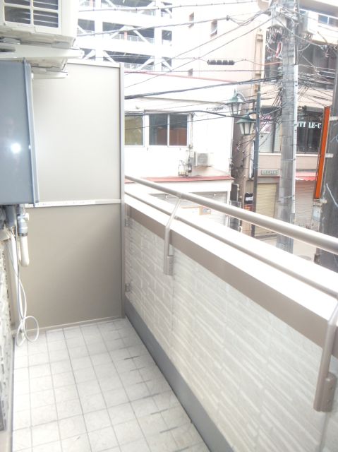 Balcony. A width veranda