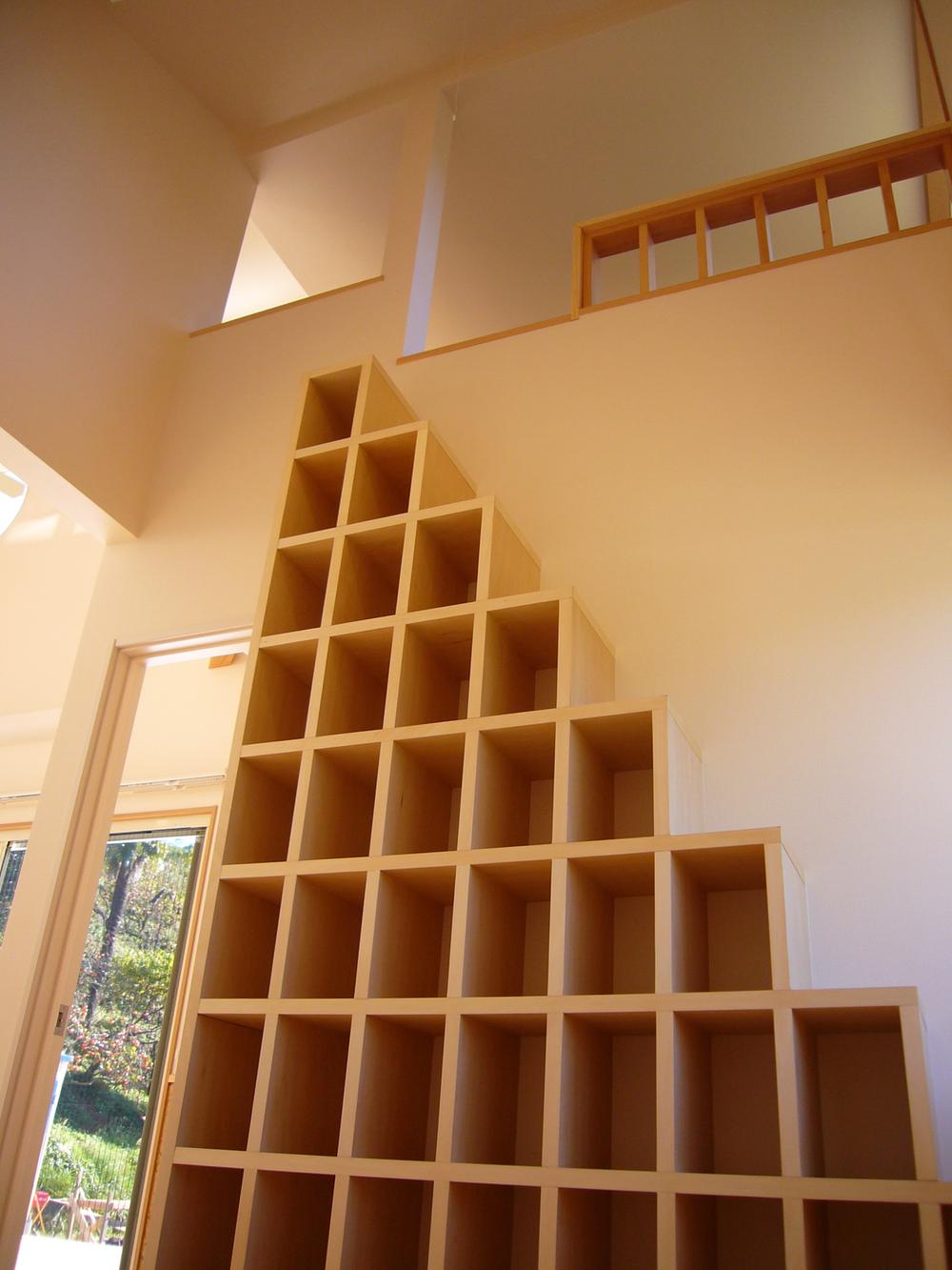 Building plan example (introspection photo). loft Stairs