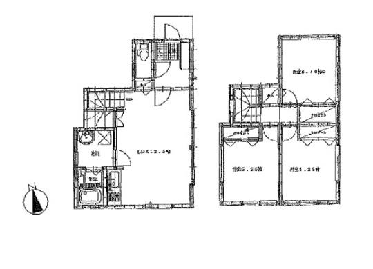 Floor plan. 13.8 million yen, 3LDK, Land area 83.39 sq m , Building area 70 sq m floor plan