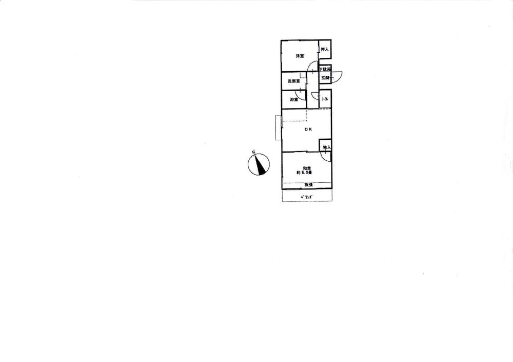 Floor plan. 2DK, Price 7.8 million yen, Occupied area 39.03 sq m , Balcony area 3.24 sq m site (November 2013) Shooting