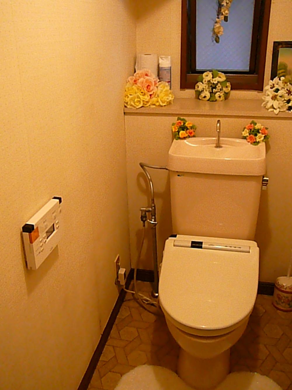 Toilet. This is the first floor. . There is also on the second floor. 