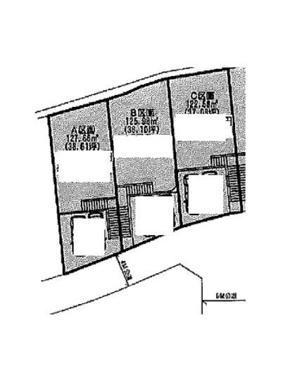 Compartment figure. Land price 13.5 million yen, Land area 127.66 sq m compartment view