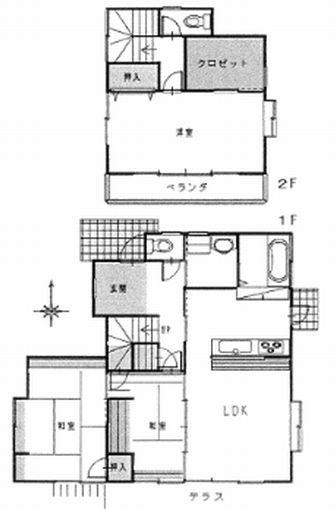 Floor plan. 21.9 million yen, 3LDK + S (storeroom), Land area 131.27 sq m , Building area 91.7 sq m Zenshitsuminami direction November 2011 exterior wall paint ・ The room is part renovation completed. 
