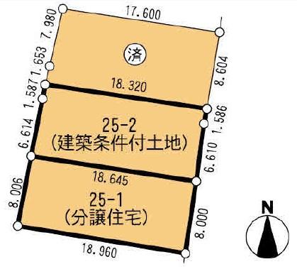 Compartment figure. Land price 16.3 million yen, Land area 151.5 sq m