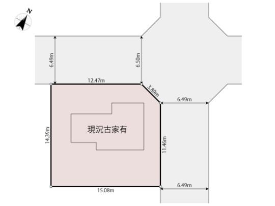 Compartment figure. Land price 23.8 million yen, Land area 212.2 sq m compartment view