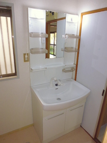 Washroom. Independent wash basin