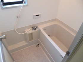 Bath. Bright bathroom with a window. With additional heating. 
