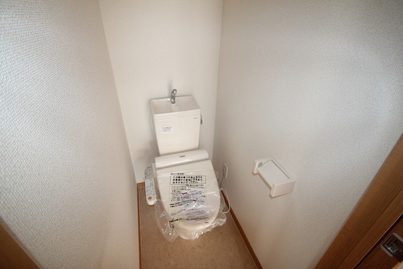 Toilet. New toilet seat