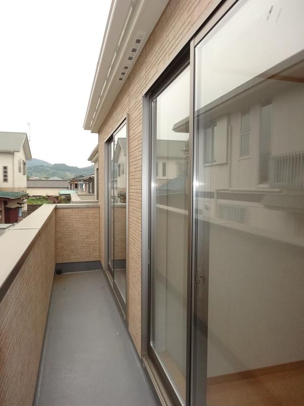 Balcony. Example of construction