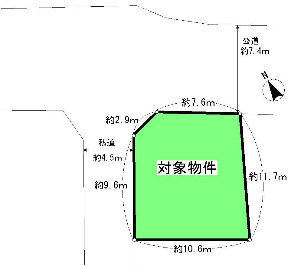 Compartment figure. Land price 13.8 million yen, Land area 118.02 sq m