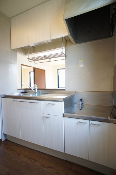 Kitchen. Convenient face-to-face kitchen to clean up the back or carry a cuisine.
