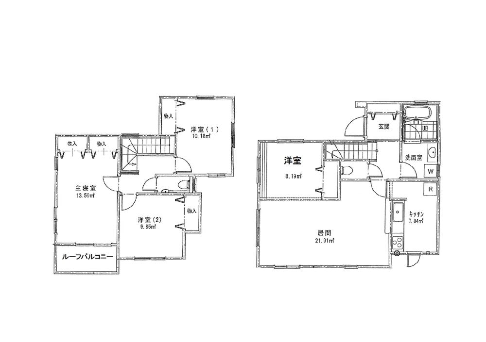 Floor plan. 34,800,000 yen, 4LDK, Land area 150.48 sq m , Building area 101.94 sq m