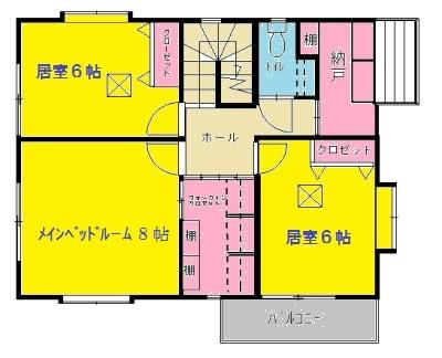 Floor plan. 35,500,000 yen, 4LDK + S (storeroom), Land area 135.2 sq m , Building area 104.06 sq m storage rich 4LDK