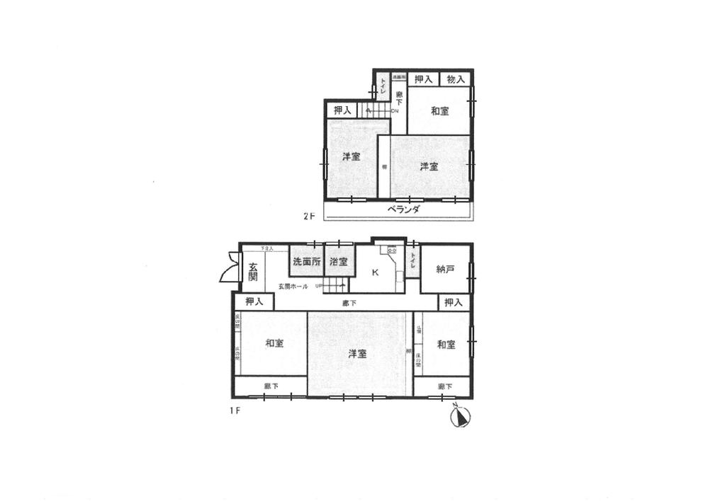 Floor plan. 59,800,000 yen, 6K + S (storeroom), Land area 291.28 sq m , Building area 110.65 sq m