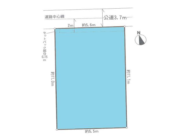 Compartment figure. Land price 26,800,000 yen, Flat 3-minute walk from the land area 61.73 sq m terminal station "Ofuna" station!