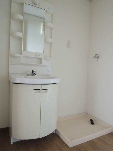 Washroom. Washbasin & Laundry Area