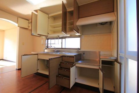Kitchen. Storage space are also many