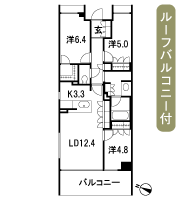 Floor: 3LDK + WIC, the occupied area: 75.59 sq m, Price: 53,880,000 yen, now on sale