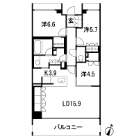 Floor: 3LDK + WIC, the occupied area: 86.11 sq m, Price: 59,880,000 yen, now on sale