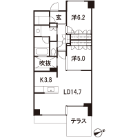 Floor: 2LDK + SIC + TR, the occupied area: 70.71 sq m, Price: TBD