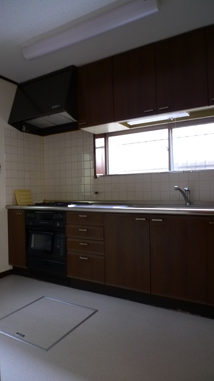 Kitchen. It is with gas stove (3 burners).