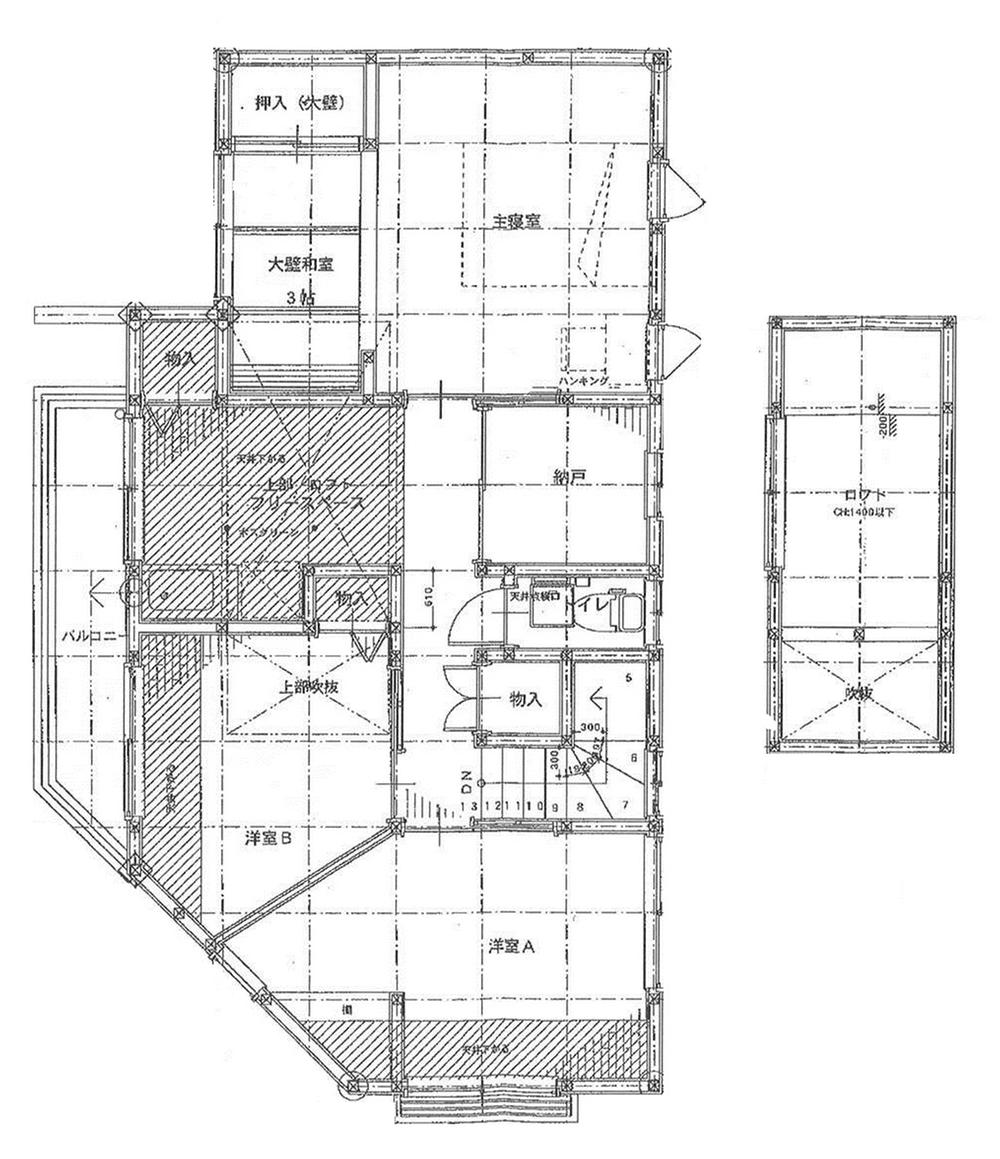 Floor plan. 35,800,000 yen, 4LDK + 2S (storeroom), Land area 104.8 sq m , Building area 112.38 sq m 1 floor