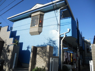Building appearance. Wide loft ・ A quiet residential area
