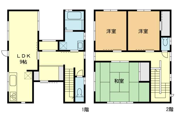 Floor plan. 79 million yen, 3LDK, Land area 202.86 sq m , Building area 100.6 sq m