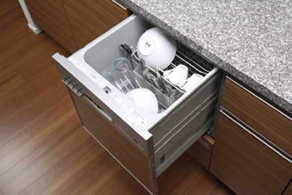 Out in the full open smoothly, Dishwasher to comfort the cleanup / Dishwasher