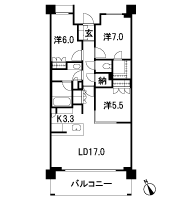 Floor: 3LDK + N + WIC + TR, the occupied area: 86.68 sq m, Price: TBD