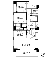 Floor: 3LDK + WIC + SIC + TR, the occupied area: 91.15 sq m, Price: TBD