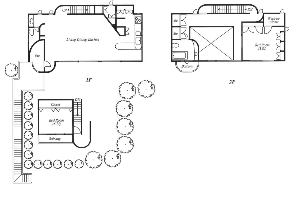 Floor plan. 82,500,000 yen, 1LDK, Land area 356.62 sq m , Building area 109.73 sq m