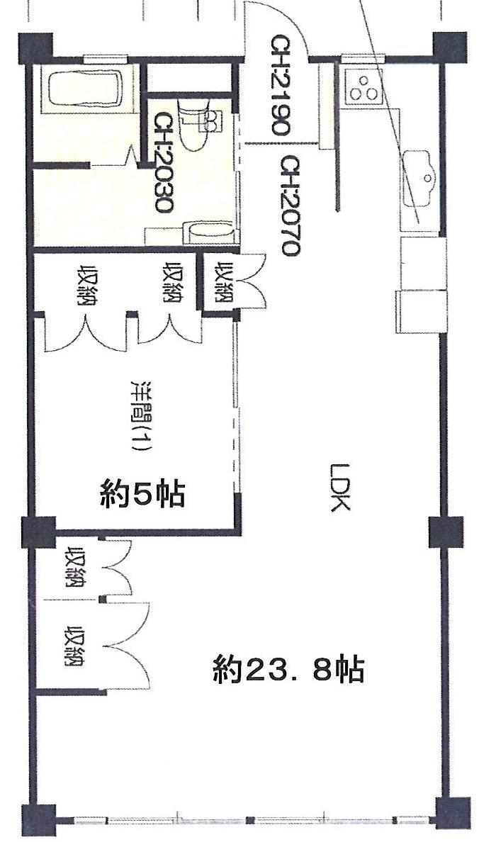 Floor plan. 1LDK, Price 19.9 million yen, Occupied area 69.19 sq m