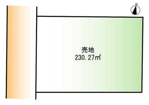 Compartment figure. Land price 47,800,000 yen, Land area 230.27 sq m