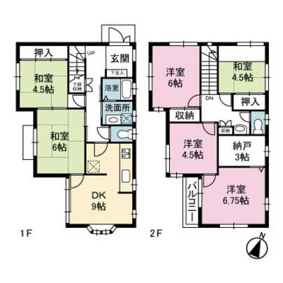 Floor plan. Mato: 6SDK (S = storeroom)