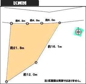 Compartment figure. Land price 73,500,000 yen, Land area 198 sq m