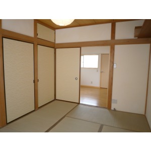 Other room space. It is the second floor of a Japanese-style room, which was taken from the window side